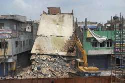 Building collapsed in Delhi’s Azad Market