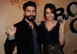 Shradha Kapoor and Farhan Akhtar