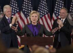 Hillary Clinton, concession speech, Donald Trump