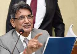 File pic - Justice RM Lodha speaks to media in New Delhi.