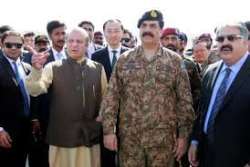 Nawaz Sharif with Raheel Sharif