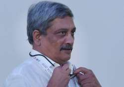 File pic - Defence Minister Manohar Parrikar at BRICS Summit 