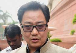 Kiran Rijiju dismisses charges against him