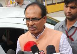 File pic - MP CM Shivraj Singh Chouhan speaks to media in Bhopal 