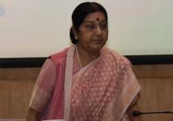 File pic - Sushma Swaraj at an event in New Delhi.