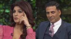 Twinkle Khanna and Akshay Kumar in Koffee with Karan