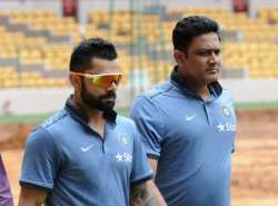 File Photo of Virat Kohli and Anil Kumble