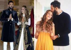 Inside pics of Yuvraj Singh-Hazel Keech's sangeet-mehendi ceremony