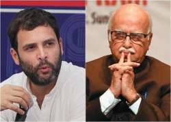 Rahul Gandhi, LK Advani