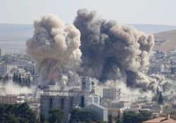 File pic - US-led coalition launched airstrike in Syria 