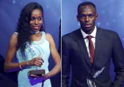 Almaz Ayana and Usain Bolt 