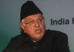 File pic of  Farooq Abdullah