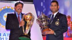 File Photo of Kapil Dev and MS Dhoni