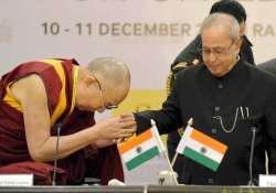  Dalai Lama meets President Pranab Mukherjee 