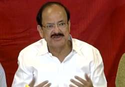 Venkaiah Naidu speaks to media in New Delhi