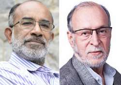 File pic - KJ Alphons and Anil Baijal