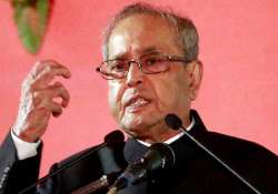 File pic of President Pranab Mukherjee