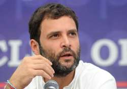 File pic Congress vice-president Rahul Gandhi