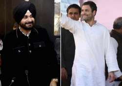 Rahul Gandhi, Navjot Singh Sidhu, Congress