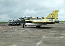 The Tejas Light Combat Aircraft at Bhopal Airport on Aug 10, 2016.