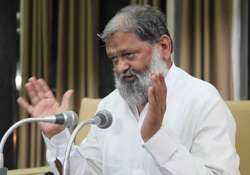 File pic - Haryana Minister Anil Vij 