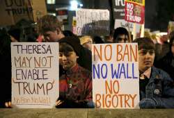 UK Parliament, anti-Trump, travel ban