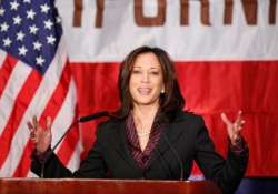 File pic - Kamala Harris