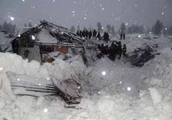 File pic - Soldiers at rescue work in Gurez sector 