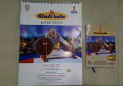 PM Modi seen on 2017 Khadi Udyog calendar and diary instead of Mahatma Gandhi