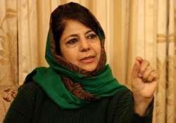 File pic - Mehbooba Mufti 