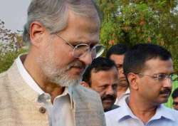 NaJeeb Jung with Kejriwal