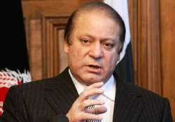 File pic - Pak PM Nawaz Sharif