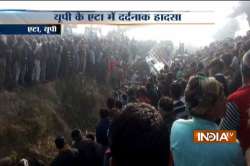 Bus accident in UP's Etah