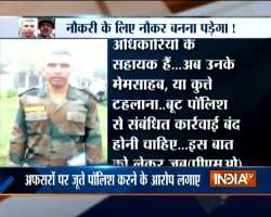 Army jawaan alleges harssment