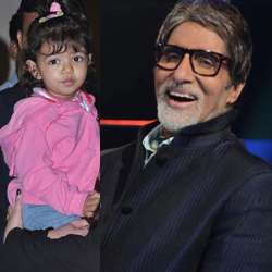 Amitabh Bachchan and Aaradhya 