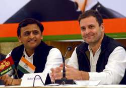 File pic of Akhilesh Yadav and Rahul Gandhi