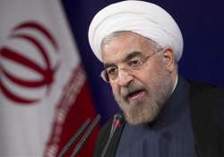 File pic of Iranian President Hassan Rouhani 