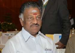 File pic of O Panneerselvam