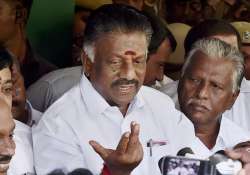 File pic - Tamil Nadu’s outgoing Chief Minister O Panneerselvam