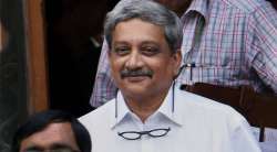 Goa polls Parrikar among early voters, dodges question on return to state