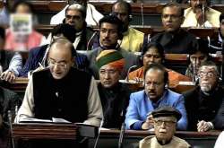 Finance Minister Arun Jaitley presenting Union Budget 2017-18 in Parliament