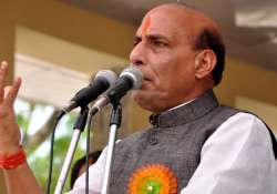 File pic - Rajnath Singh 