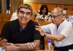 File pic - Vishal Sikka and Narayan Murthy 