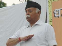 File pic of RSS chief Mohan Bhagwat 