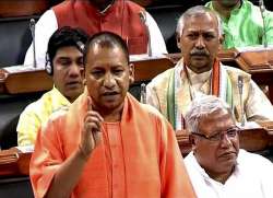 Yogi Adityanath makes surprise visit to Lok Sabha