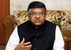 File pic of Union Minister Ravi Shankar Prasad