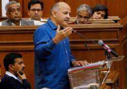  Manish Sisodia presenting the state budget 2017-18 in the Delhi Assembly