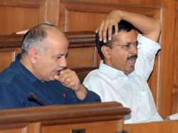 File pic of Manish Sisodia and Arvind Kejriwal