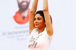 Shilpa Shetty becomes 'Yoga Guru' at an event in J