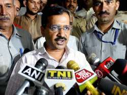 Kejriwal addressing media after his meeting with Delhi Election Commission 